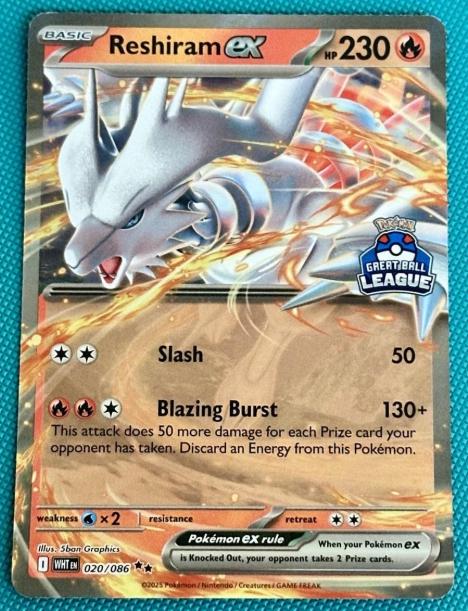 White Flare Reshiram Ex [Great-Ball-League] Pokémon card